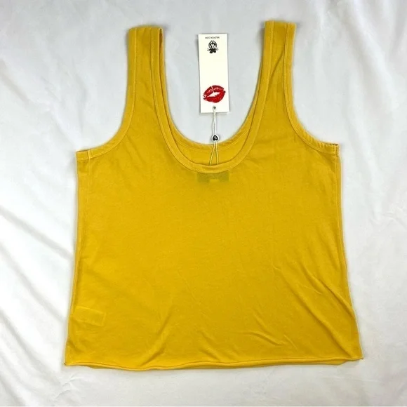 WILDFOX Wish You Were Here Lyla Tank in Pigment Mimosa Size Small (NWT) - Picture 7 of 11